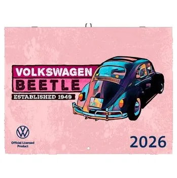VW Broschürenkalender 2026 mit Illustrationen