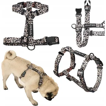 Postroj pro psa Postroj pro psa s motivem leopardích skvrn SAFARI XL