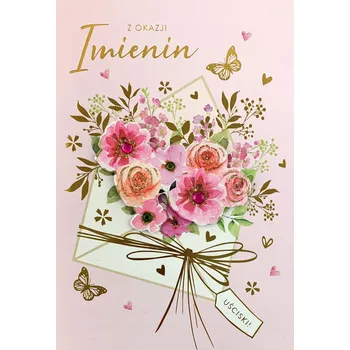 Přání ke jmeninám 14 x 19,5 cm