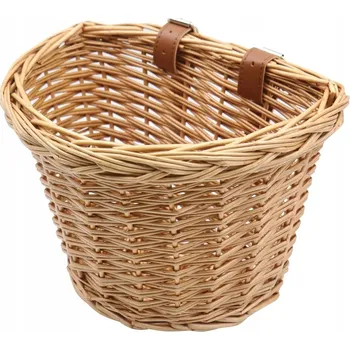 Obraz Přední košík na kolo z proutí FSBKT-131-1 barva dřeva