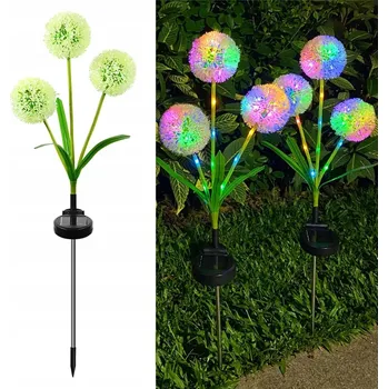 Venkovní osvětlení SOLÁRNÍ ZAHRADNÍ LAMPY 2X VENKOVNÍ DEKORATIVNÍ SENZOR ZAPICHOVACÍ SVĚTLA DO ZAHRADY