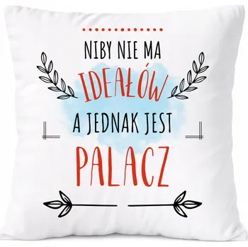 Polštář Polštář pro Erica jako Dárek s potiskem bílý PoliDraw