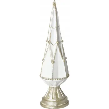 Obraz KERAMICKÝ VÁNOČNÍ STROMEK BÍLO-ZLATÝ MALÝ