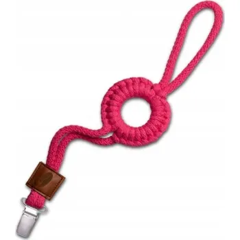 dudlíky Hi Little One - šňůrkový držák na dudlík s kroužkem Pacifier holder wi