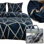 Povlečení 160x200 3dílné z mikrovlákna PLUSZOWE zimní chlupaté sada MARTINO