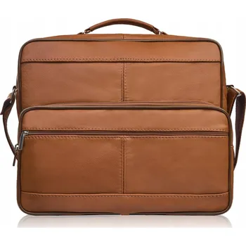 Abruzzo taška na notebook přírodní kůže bez vzoru