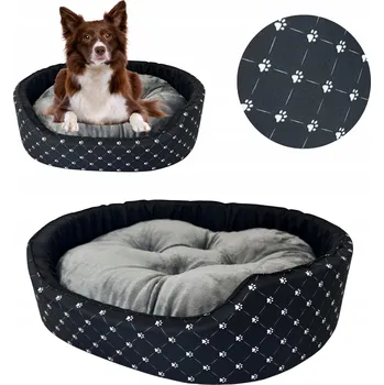 Pelíšek pro psa Šiška pro psy pelíšek černý 75 cm x 65 cm