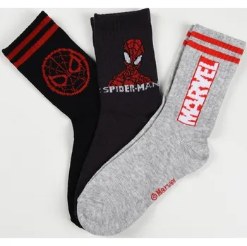 Dívčí oblečení Sada 3 párů ponožek Marvel Spider-Man Velikost: 23/26