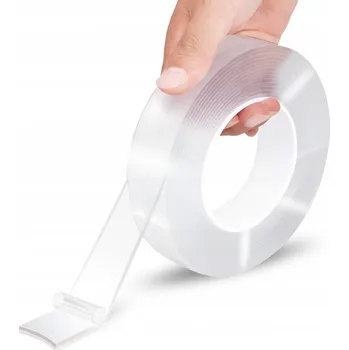 Lepicí páska NANO oboustranná páska 30mm x 5m SILNÁ Opakovaně použitelná MONTÁŽNÍ
