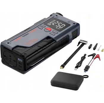 Startovací zdroj STARTÉR BOOSTER 1000A POWER BANKA 10000MAH NABÍJENÍ TELEFONU PŘENOSNÁ