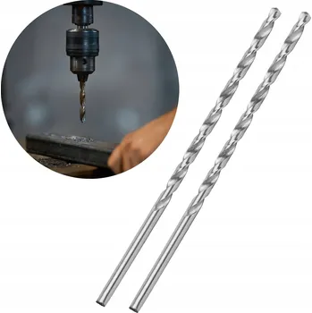 Vrták Dlouhé vrtáky do kovu 4,0x78,0x119,0 mm 2 ks