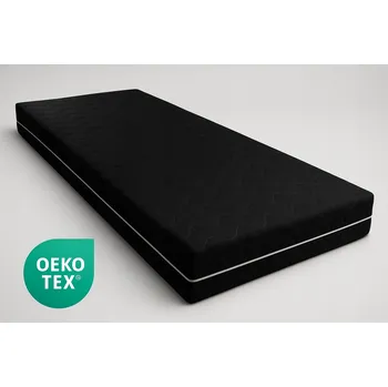 Matrace Matrace matrace 75x180 Černá MIKROVLÁKNO středně tvrdá H3 pěna