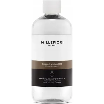 Vůně do bytu Millefiori Milano Náplň do katalytické lampy 500ml SANDALO BERGAMOTTO (Santalové dřevo a Bergamot)