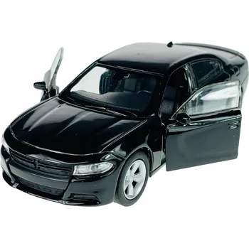 autíčko WELLY 2016 DODGE CHARGER R/T ČERNÝ 1:34 NOVÝ KOVOVÝ MODEL 43742
