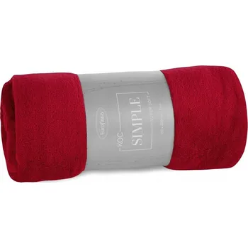 Prostěradlo Deka SIMPLE 1 bordó