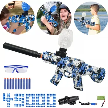 Puška Na Gelové Kuličky Automatická Pistole + 45000 Kuliček