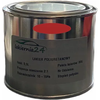 barva na kov Barva Polyuretanová průmyslová barva, polyuretanový lak lesklý 0,5l 2:1 RAL 3016