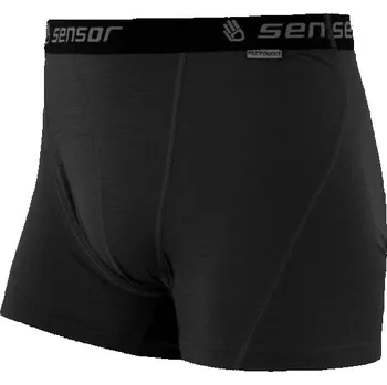 SENSOR MERINO ACTIVE pánské trenky černá - S