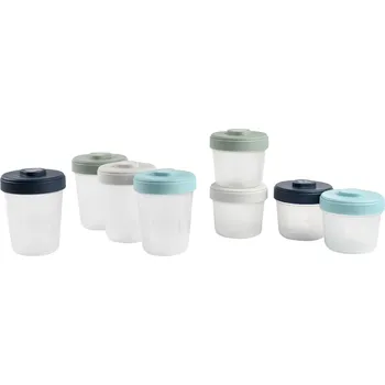 Beaba Sada kelímků na jídlo 4x 150ml / 4x 250ml