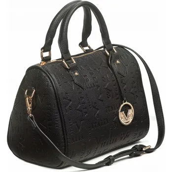 Kabelka V 1969 ITALIA BY VERSACE kabelka kufřík syntetická černá stříbrná