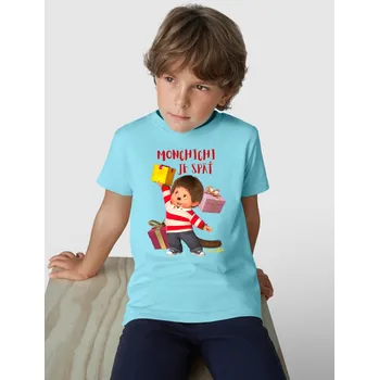 Chlapecké tričko Chlapecké tričko s potiskem VSB MONCHICHI, VELIKOST DĚTI 110-116