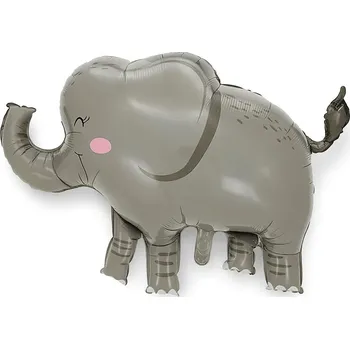 Balónek Fóliový balónek Slon – Zvířata Safari – 91 x 66 cm