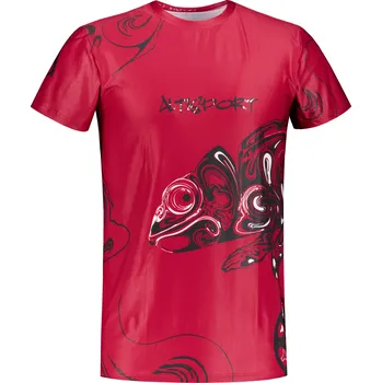 Pánské volnočasové triko premium ALTISPORT VOJ/ALM122TR06 ČERVENÁ 4XL