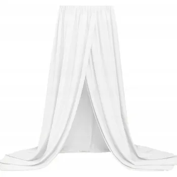 Nebesa nad postýlku Dětský závěsný baldachýn nad postel, bílý stan 56x230x450cm