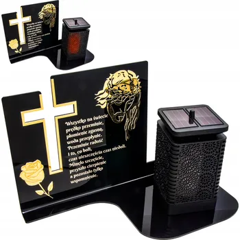 Smuteční dekorace Hřbitovní Svíčka SOŠKA NA HŘBITOV HROB VELKÁ věčná náhrobní lampa