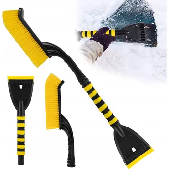 Autoškrabka ŠKRABKA NA LED S KARTÁČEM NA ODSTRAŇOVÁNÍ SNĚHU Z AUTA