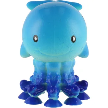 Figurka Teddies Zvířátko mořské antistresové mačkací s přísavkami silikon 9x6cm Barvy: modrá