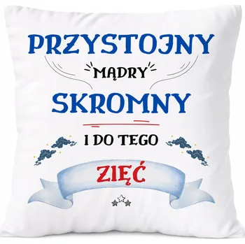 Polštář Polštář pro Erica jako Dárek s potiskem bílý PoliDraw