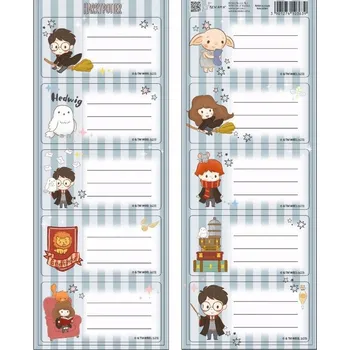 samolepka 10 ks Samolepky do sešitu Beniamin Harrym Potterem ks