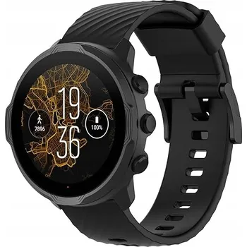 Řemínek na hodinky Univerzální řemínek Straps 24 mm černý