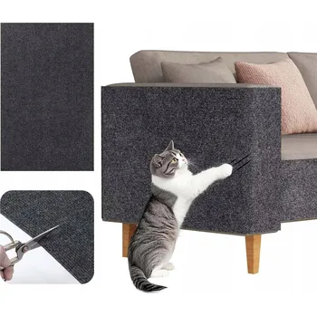 SAMOLEPICÍ škrabací podložka pro kočky, ochrana nábytku, gauč 200 x 40 cm