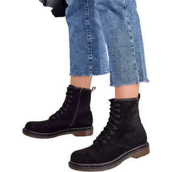 Dámská zimní obuv Royalfashion dámské kotníkové boty s plochým podpatkem velikost 37