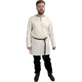 Karnevalový kostým imago Bavlněná dlouhá tunika - přírodní, velikost L