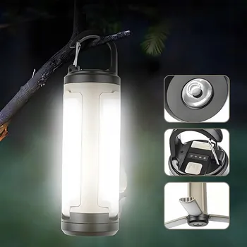 TURISTICKÁ LED LAMPA SVÍTILNA KEMPINGOVÁ PŘÍRUČNÍ BIWAKOVACÍ S HÁKEM DO STAN