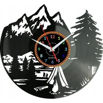 Hodiny Nástěnné hodiny Evevo černé 30 cm