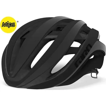 Cyklistická přilba Cyklistická helma GIRO AETHER SPHERICAL MIPS silniční černá lehká vel. S 51-55 cm