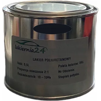 barva na kov Barva Polyuretanová průmyslová barva, polyuretanový lak lesklý 0,5l 2:1 RAL 9011