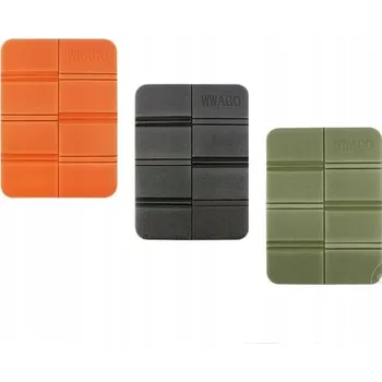 podložka na cvičení TURISTICKÁ SKLÁDACÍ PODLOŽKA NA SEDENÍ - KEMPING, TURISTIKA - SADA 3 KS