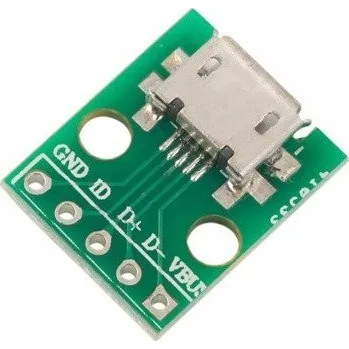 MicroUSB na PCB 5pin DIP pro Arduino