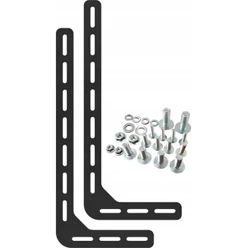 Držák, úchyt, montáž, nastavení pro reproduktor, soundbar, TV, velký, černý