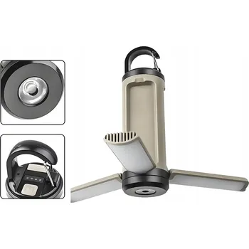 Svítilna TURISTICKÁ LED LAMPA SVÍTILNA 7H KEMPINGOVÁ PŘÍRUČNÍ BIWAKOVACÍ S HÁKEM DO STAN