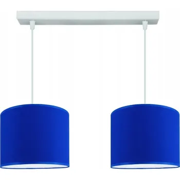 Moderní závěsné svítidlo lustr, stropní lampa s módním stínidlem 20cm modré LED