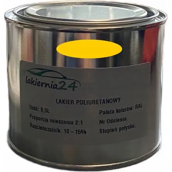 barva na kov Barva Průmyslová polyuretanová barva, polyuretanový lak matný 0,5l 2:1 RAL 1003