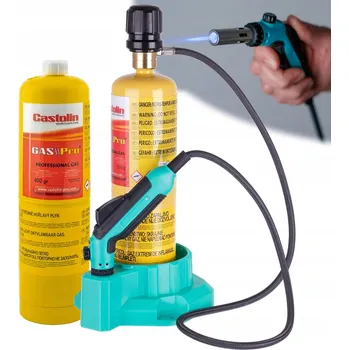 Plynová pájecí stanice precizní 2x plyn CASTOLIN MAPP Propan Propylen hadice