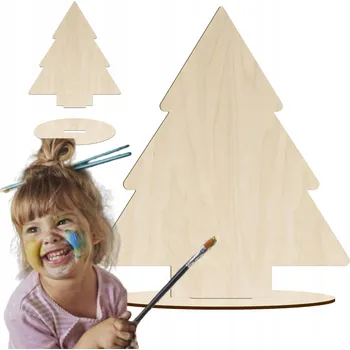 Vánoční dekorace Vánoční stromek Figurka na podstavci DIY Vánoční dekorace