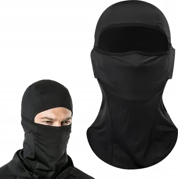 Kukla KUKLA BALACLAVA LEHKÁ UNIVERZÁLNÍ ČERNÁ pod PŘILBU na MOTORKU VENTILACE